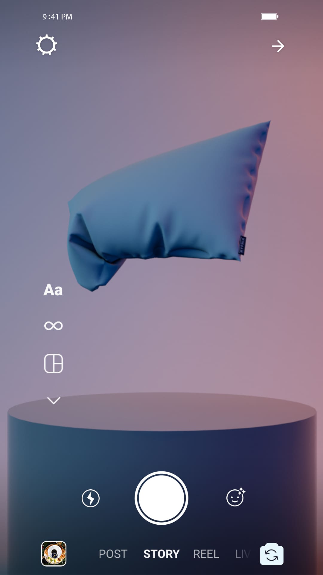 story instagram d’hypnia pour le community management sur le someil